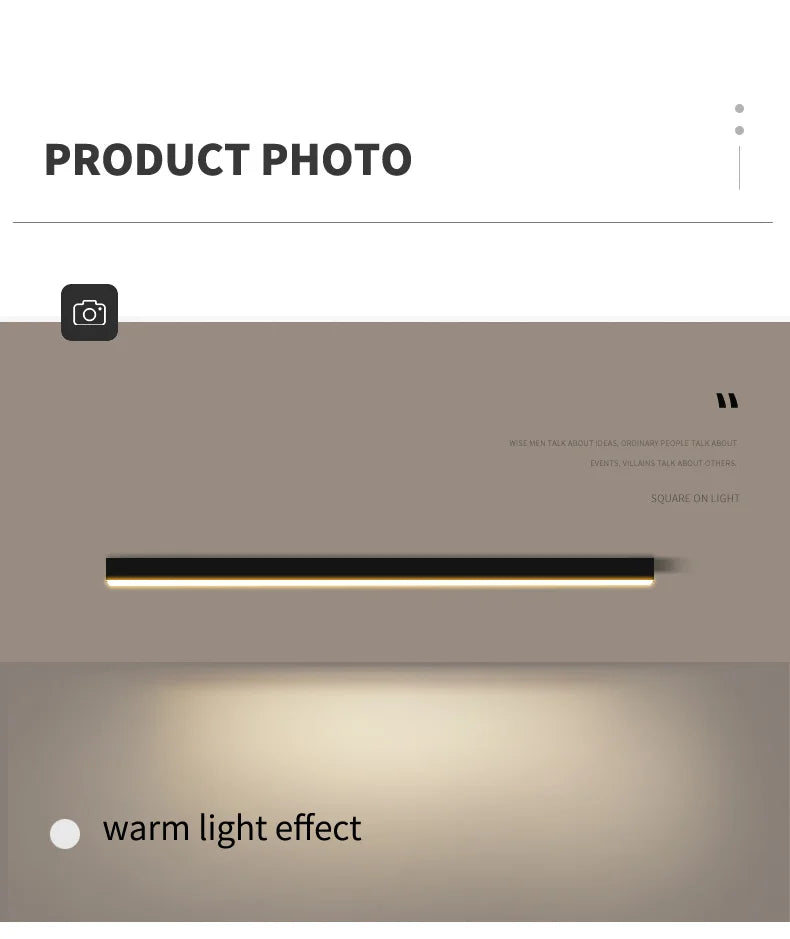 LED Ceiling Light — Linear Strip Flush Mount, Dimmable Remote, Black, Kitchen Dining Bedroom