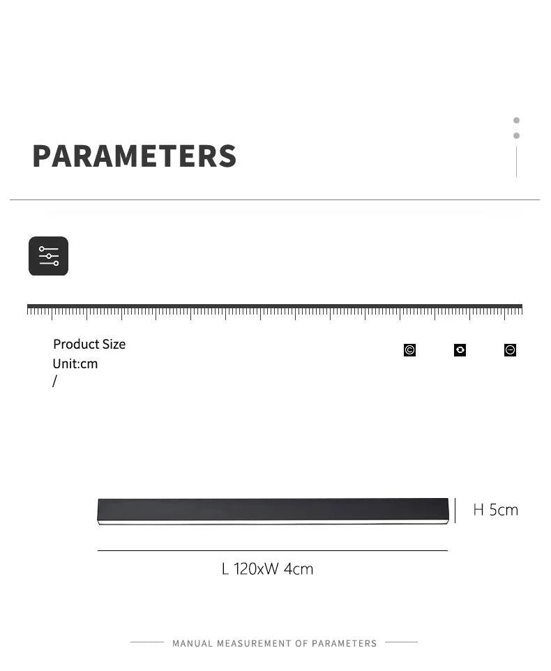LED Ceiling Light — Linear Strip Flush Mount, Dimmable Remote, Black, Kitchen Dining Bedroom