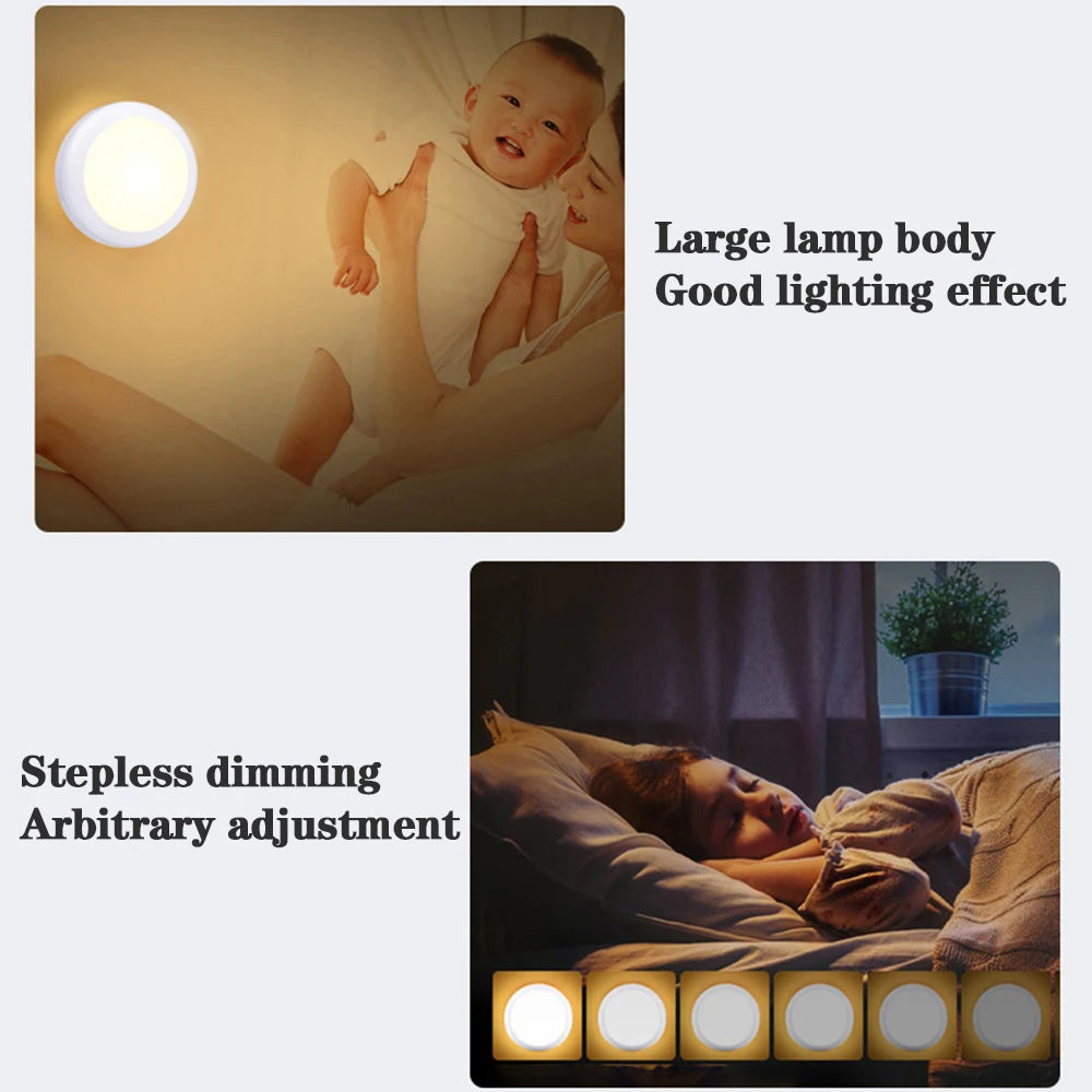 RGB LED Puck Light — Remote Control, 13 Colors, Dimmable, Battery Powered, Cabinet Closet Kitchen