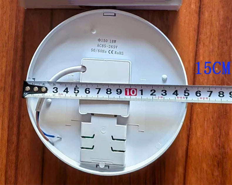 LED Ceiling Light — Ultra-Thin Round Flush Mount, Dimmable, 4 Sizes, Bedroom Living Room