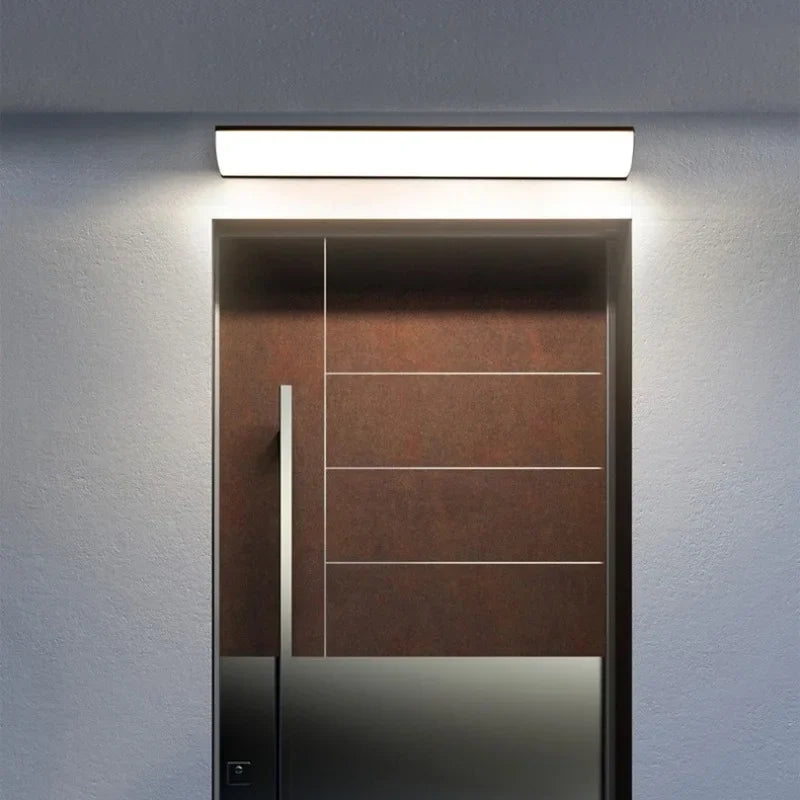 Outdoor Wall Sconce — Long Strip Minimalist Wall Light, IP65 Waterproof, Porch Garden Villa