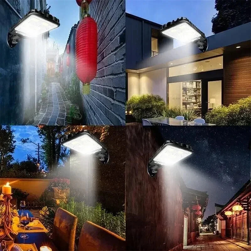 Solar Outdoor Wall Sconce — Waterproof Garden Wall Light, Patio Fence Yard Decor