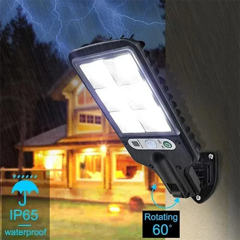 Solar Outdoor Wall Sconce — Waterproof Garden Wall Light, Patio Fence Yard Decor