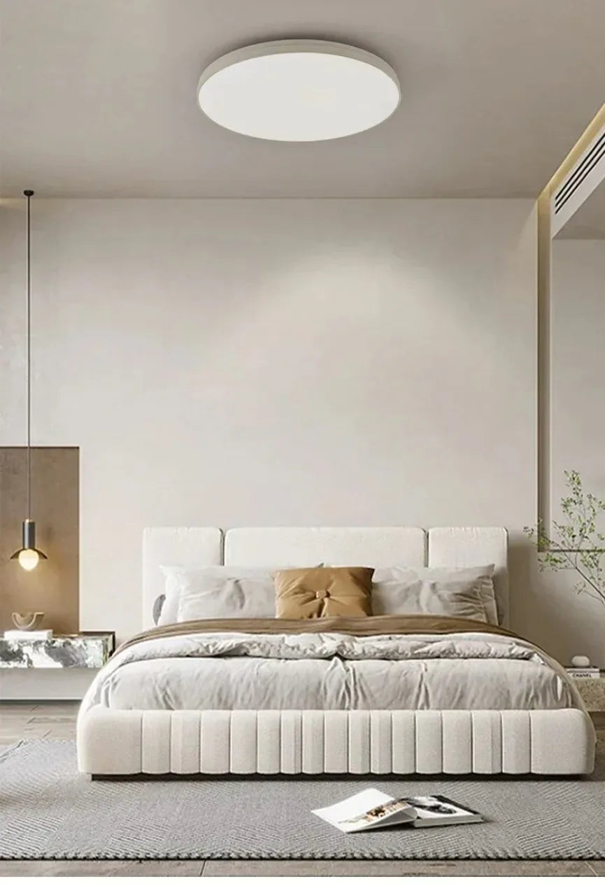 LED Ceiling Light — Smart RGB Tuya App Control, Dimmable Ambient Backlight, Music Sync, Living Room