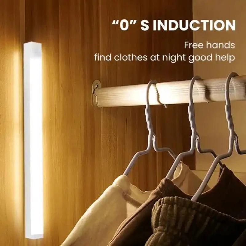 LED Motion Sensor Night Light — Rechargeable, 3 Color Temps, Dimmable, Magnetic, Closet Kitchen Stair