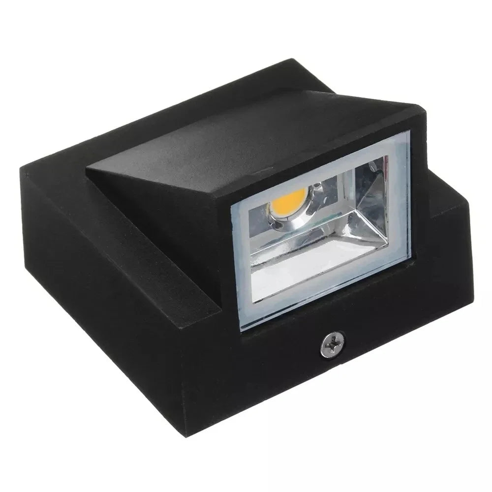 LED Outdoor Wall Lamp — IP65 Waterproof Aluminum Sconce, Balcony Garden, 6 Colors