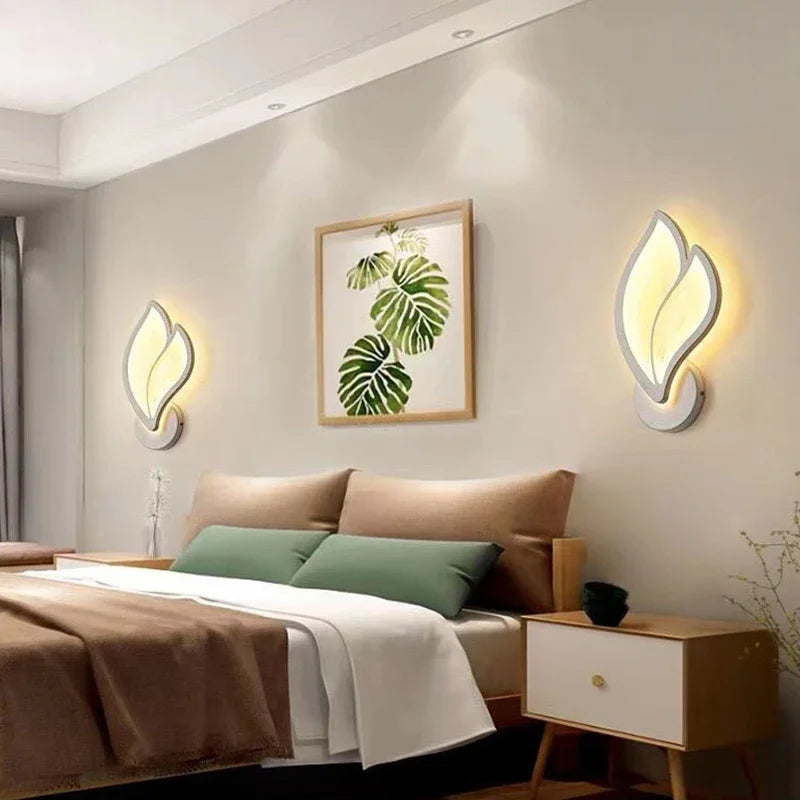 LED Wall Sconce — Modern Acrylic Up Down Light, Touch Switch, Living Room Bedroom
