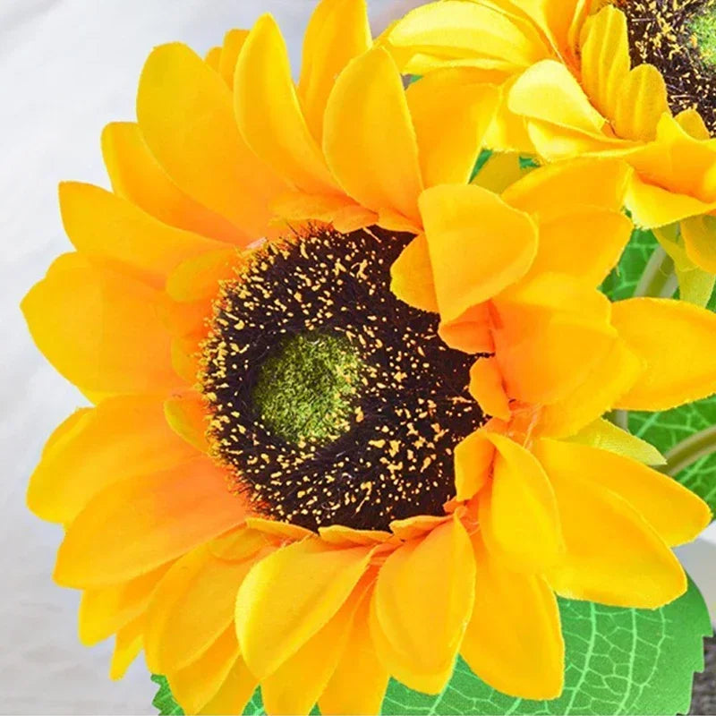 LED Sunflower Night Light — Rechargeable, Bedside Desk Lamp, Bedroom Decoration Table Light