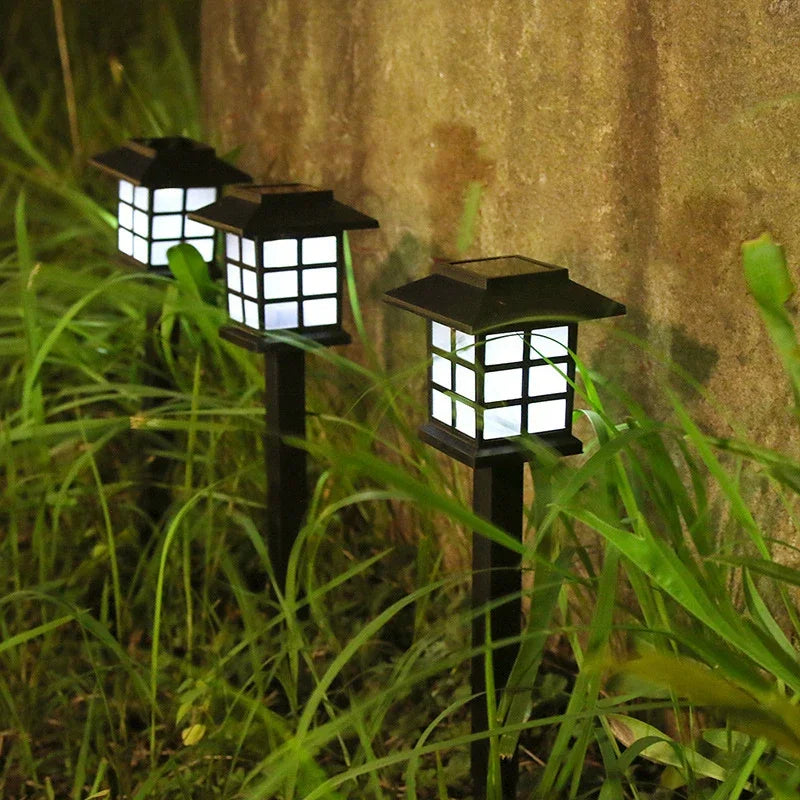 Solar Pathway Lights 2-Pack — Waterproof Outdoor Garden Stake Lights, Walkway Driveway Yard