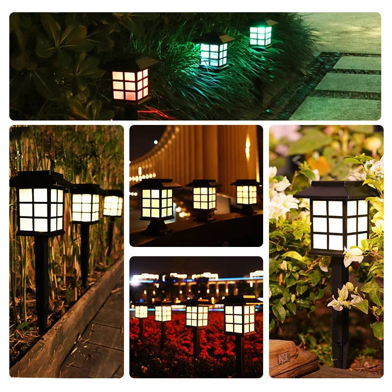 Solar Pathway Lights 2-Pack — Waterproof Outdoor Garden Stake Lights, Walkway Driveway Yard
