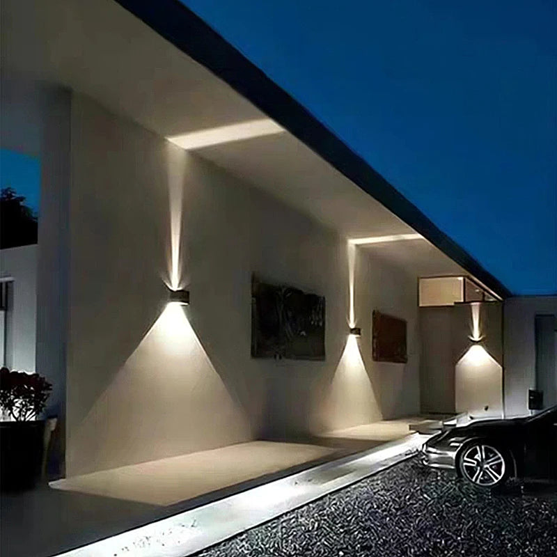LED Wall Light Indoor Outdoor — IP65 Waterproof Aluminum, Porch Bedroom Bedside