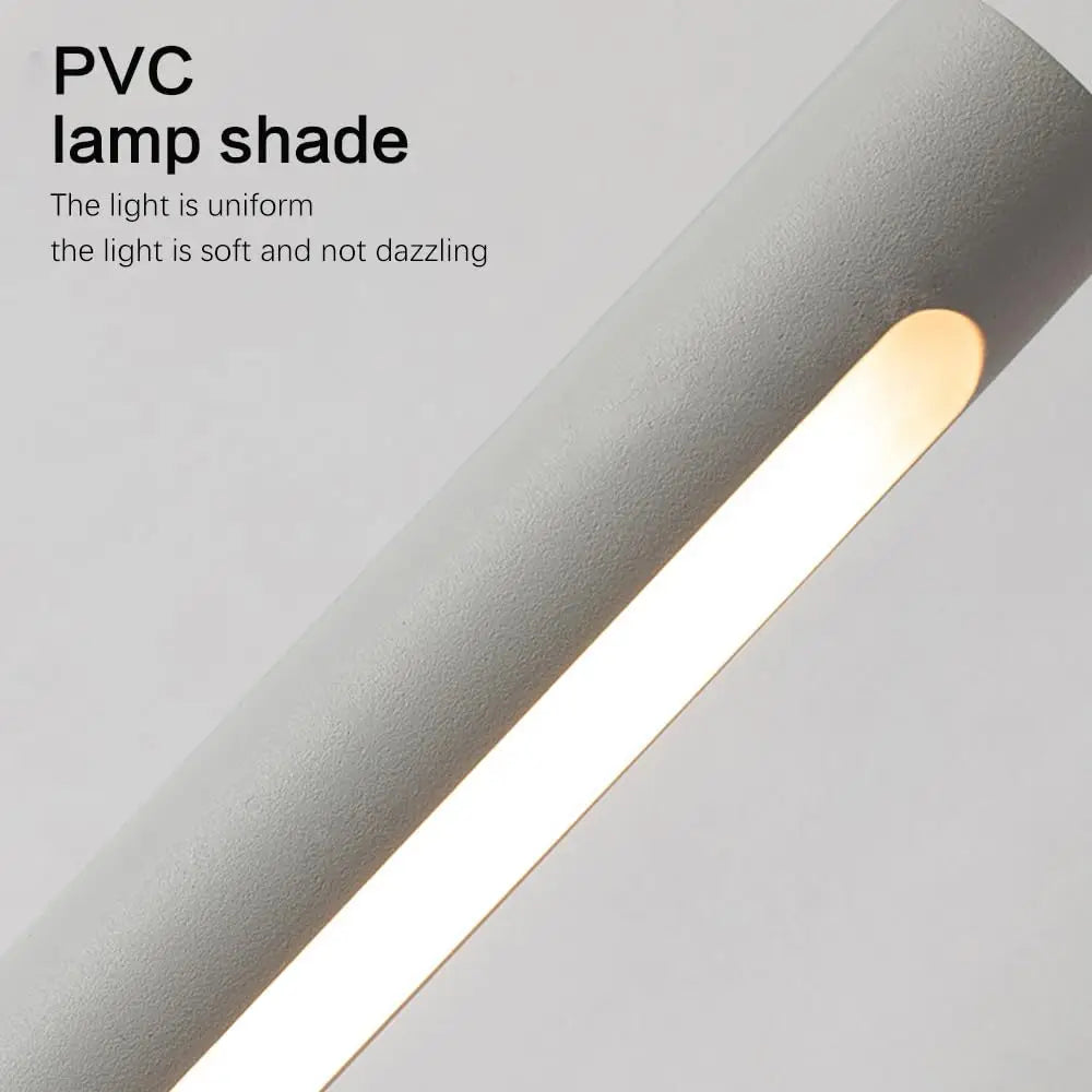 LED Wall Sconce — Adjustable Rotating Bedside Wall Light, Dimmable, Black White, Modern Indoor