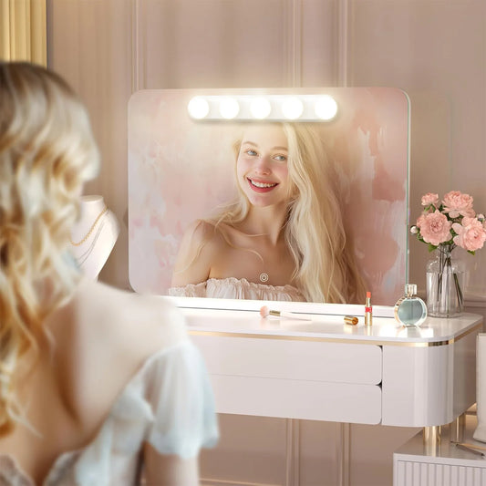 Vanity Mirror Light — USB Dimmable Makeup Lights, 3 Color Temps, Hollywood Style Bathroom
