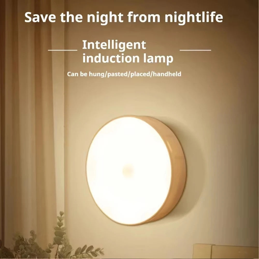 LED Motion Sensor Tube Light — USB Rechargeable, Magnetic Mount, Wardrobe Closet Kitchen Aisle