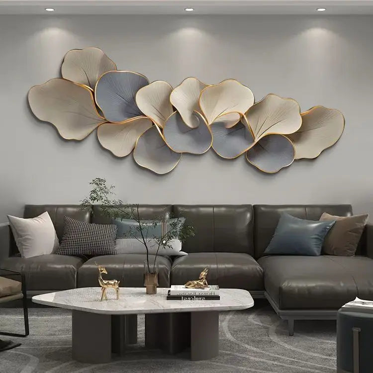 LED Backlit Mural Wall Light — Modern Luxury Art Panel, Remote Control, Indoor