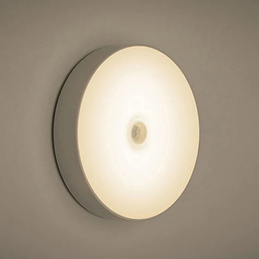 LED Motion Sensor Night Light — Rechargeable, Magnetic Mount, 3 Color Modes, Closet Bedside Cabinet