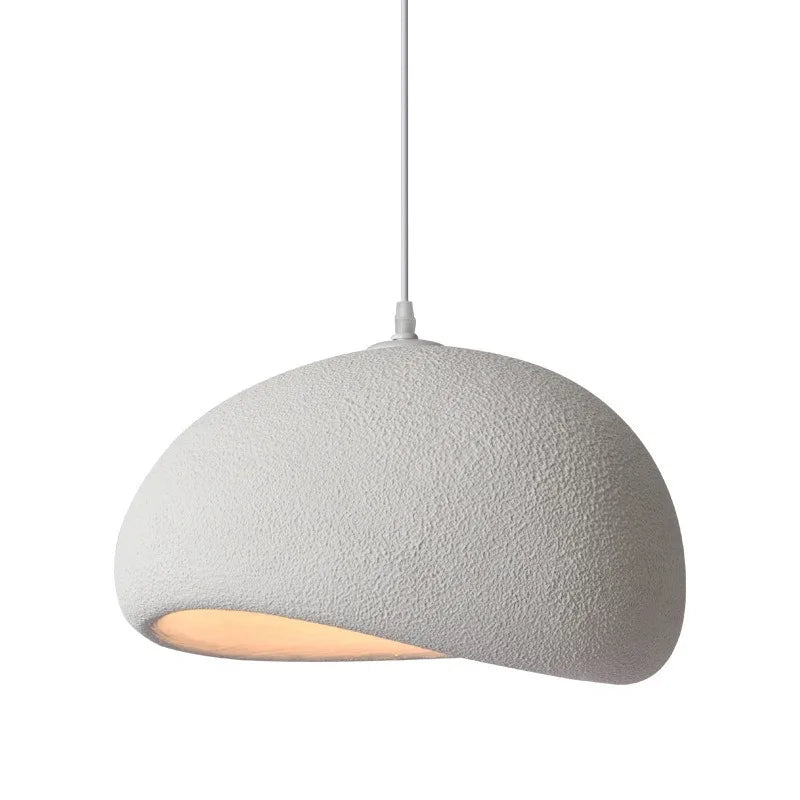 Pendant Chandelier — Nordic Wabi Sabi Hanging Lamp, Handmade, Living Room Bedroom Dining Room